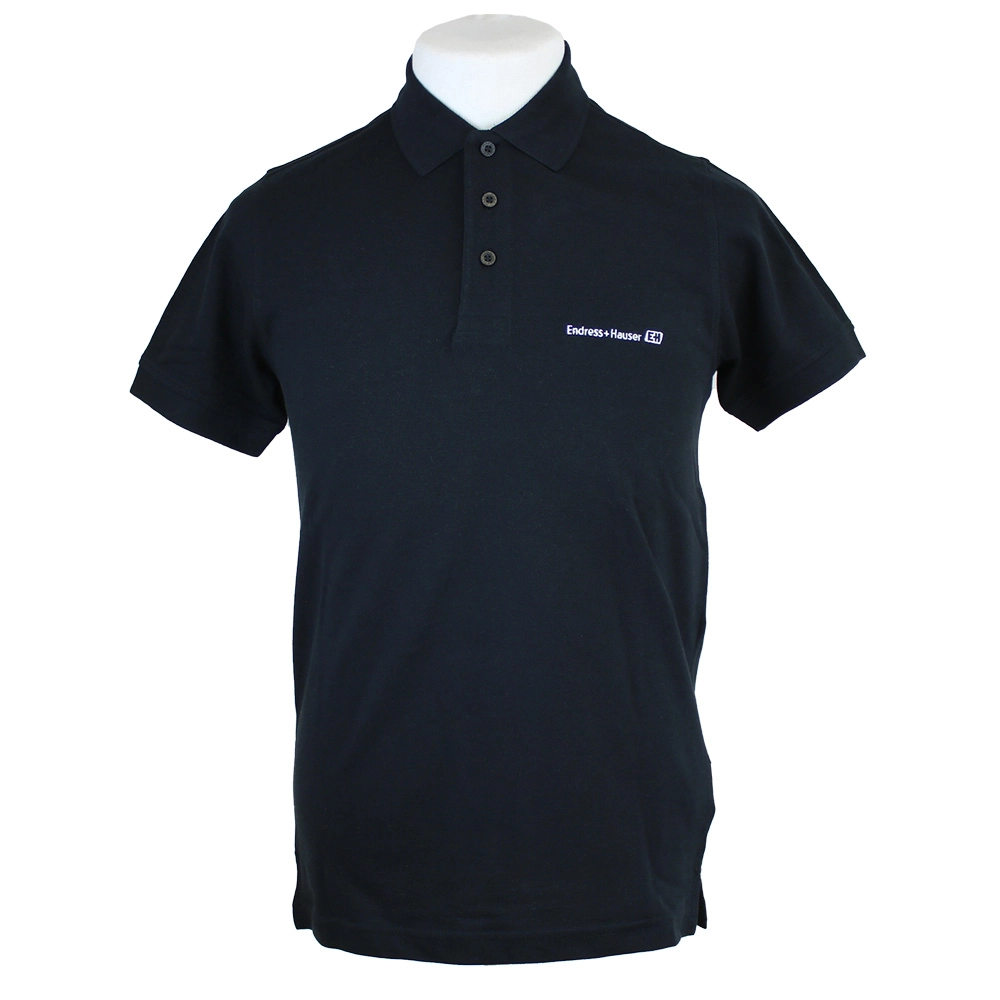 100580-EH2 - Polo-Piqué-Shirt, schwarz, inkl. Einstickung