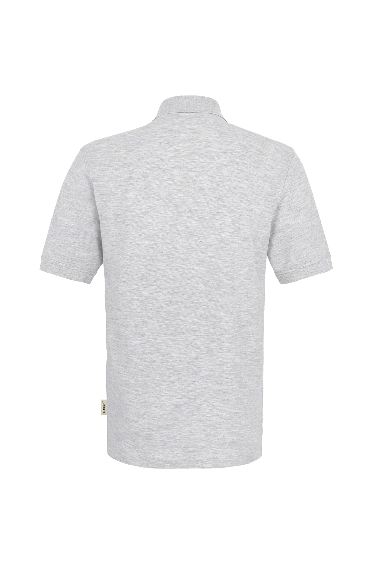 Polo-Piqué-Hemd, ash-meliert, Einstickung E+H