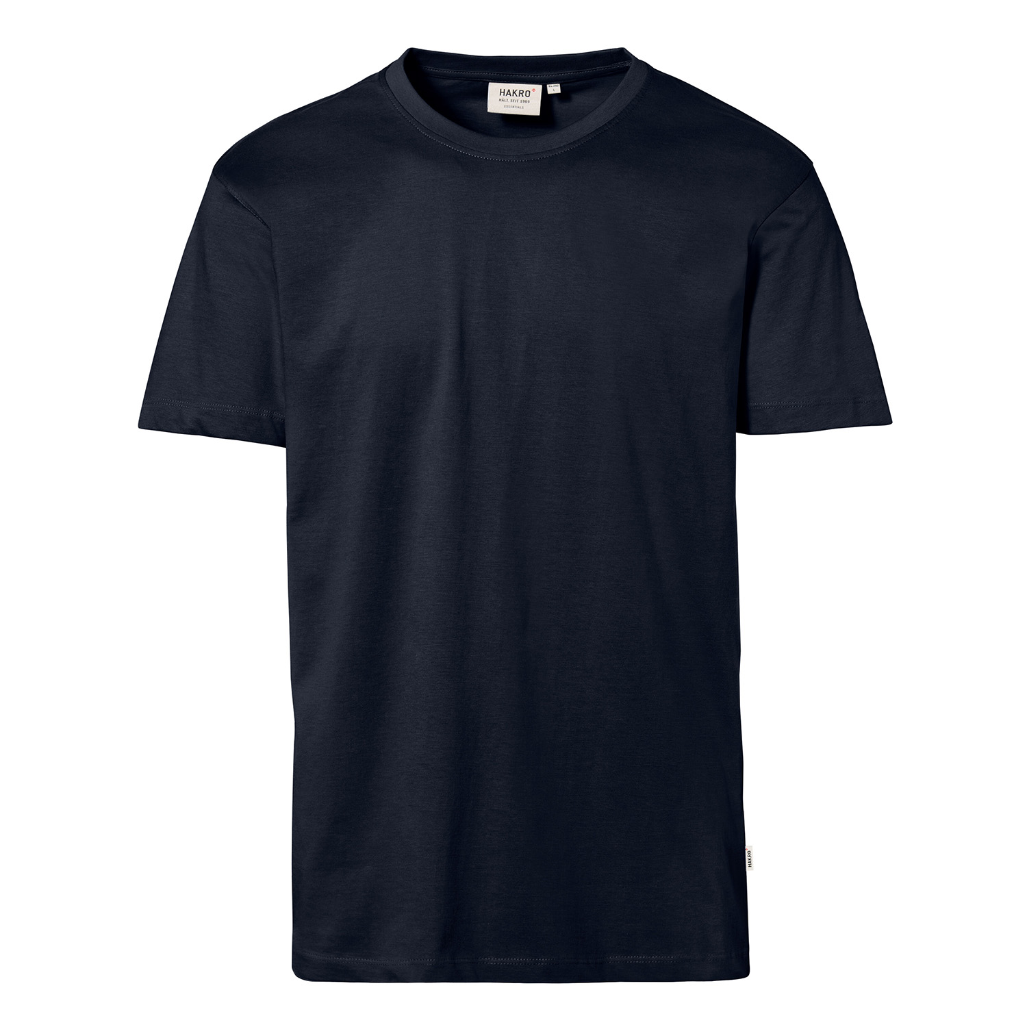 106582-EH - Herren T-Shirt Classic, tinte mit Logo E+H, silber